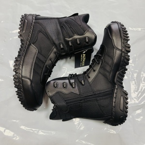 Bottes AL personnalisées de Malaisie, bottes de <span class=keywords><strong>camping</strong></span> en plein air, bottes de chasse, bottes de combat légères, bottes d'entraînement noires respirantes - Product Image 1