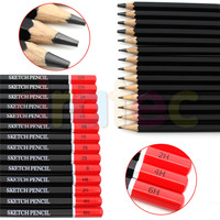 Crayons à dessin non toxiques, 10 pièces, crayons à croquis pour artistes, crayons à dessin professionnels avec boîte en papier personnalisée