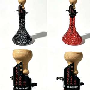Cachimba de Vidrio Grabado EL Bomber, Juego Completo con Decoración de Caracteres Chinos - Product Image 5