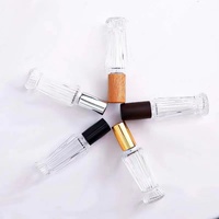 Flacon de parfum OMI haut de gamme portable 12 ml en verre avec pompe pulvérisatrice, bouteille cylindrique vide pour diffuseur à bâtonnets, sérigraphie et givrage