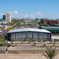Edificio Moderno de Estructura de Acero Prefabricada, Almacén y Fábrica de Estructura de Acero