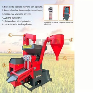 Usine de transformation du riz, ligne de production complète, <span class=keywords><strong>10</strong></span> tonnes par jour, mini-moulin à riz pour le démarrage d'une petite usine de riz - Product Image 2