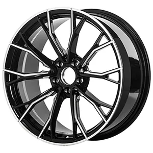 Supply customized car wheels 15 inch 4 hole 5 hole aluminium black chrome alloy wheel rims 15 16 inch for sale