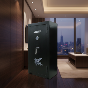 Caja de Seguridad Económica para Pistolas <span class=keywords><strong>Nerf</strong></span>, Caja de Almacenamiento para el Hogar, Caja Fuerte de Acero, Caja de Seguridad Ignífuga con Cerradura Electrónica Digital, Excelente Calidad - Product Image 1