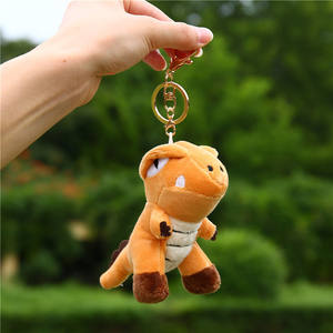 Fourniture transfrontalière populaire dinosaure porte-clés pendentif tyrannosaure Rex peluche jouet secouer voix suspendus ornements pour sac - Product Image 3