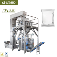 Machine d'emballage verticale multi-têtes pour granulés, 10-20 sacs/min, machine d'emballage automatique de granulés en gros sacs avec convoyeur