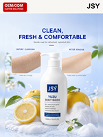 Gel Douche Yuzu Marque Blanche Moussant Hydratant Nettoyant Doux et Profond Rafraîchissant 500mL OEM ODM Soins de la Peau