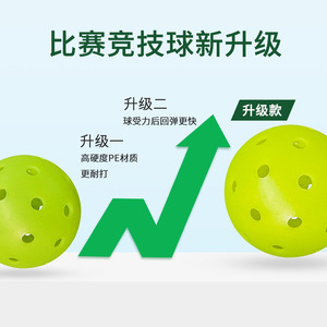 Balle de pickleball 26/40 trous, intérieur/extérieur, haute qualité, équipement d'entraînement rotomoulé - Product Image 5