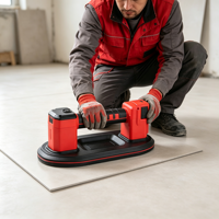 Ventouse électrique rechargeable pour l'installation de carreaux, élévateur de carreaux portable pour la manipulation de dalles en verre et en céramique
