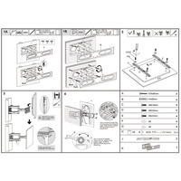 Support mural TV articulé à 6 points CNXD, acier laminé à froid, VESA 600x400mm pour téléviseurs LCD LED PLASMA de 32 à 75 pouces