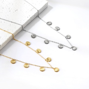 Gargantilla Personalizada Chapada en Oro de 14K y 18K con Circonitas, Collares de Acero Inoxidable para Mujeres y Niñas, Hermoso Collar para Mujer - Product Image 5