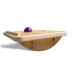 アンダーデスクマッサージボールフットレスト人間工学に基づいた木材痛み軽減脚部ホームオフィス用 - Product Image 6