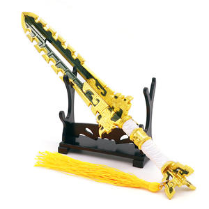 Modèle d'épée en métal artisanal à l'échelle lourde, avec effet de flamme et de vague, inspiré de l'animation de <span class=keywords><strong>Xiao</strong></span> <span class=keywords><strong>Yan</strong></span>, modèle spécial Xuan - Product Image 3