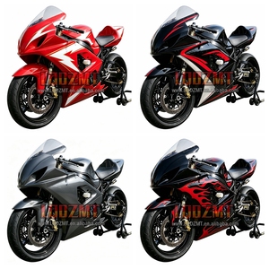 ชุดแฟริ่งคาร์บอนลุคไฟเบอร์กลาสสำหรับรถแข่ง SUZUKI K4 GSXR600 GSXR 600 750 CC 2QR.0 GSXR750 ปี 2004 <span class=keywords><strong>2005</strong></span> 04 05  ชุดแต่ง FRP GRP - Product Image 6