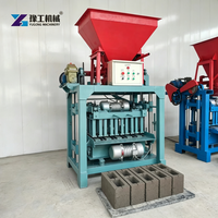 Mini unité de fabrication de briques portable avec transport facile pour les chantiers temporaires