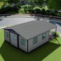 Modulaire personnalisé Mobile 40ft 20ft Préfabriqué Container Tiny House Prêt à Vivre Maison Mobile Préfabriquée 2 3 4 Bedroom Sunroom
