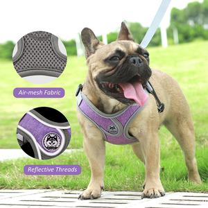 Customized New <b>Small</b> and Medium-sized <b>Dog</b> Reflective Anti-breakaway Vest-style <b>Dog</b> Chest Strap <b>Dog</b> Leash - Product Image 4