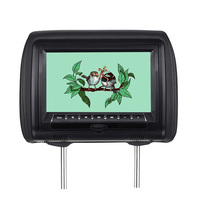 Multimedia 9 pulgadas ángulo ajustable entrada de vídeo bidireccional reposacabezas Monitor de coche con USB SD MP5 AV
