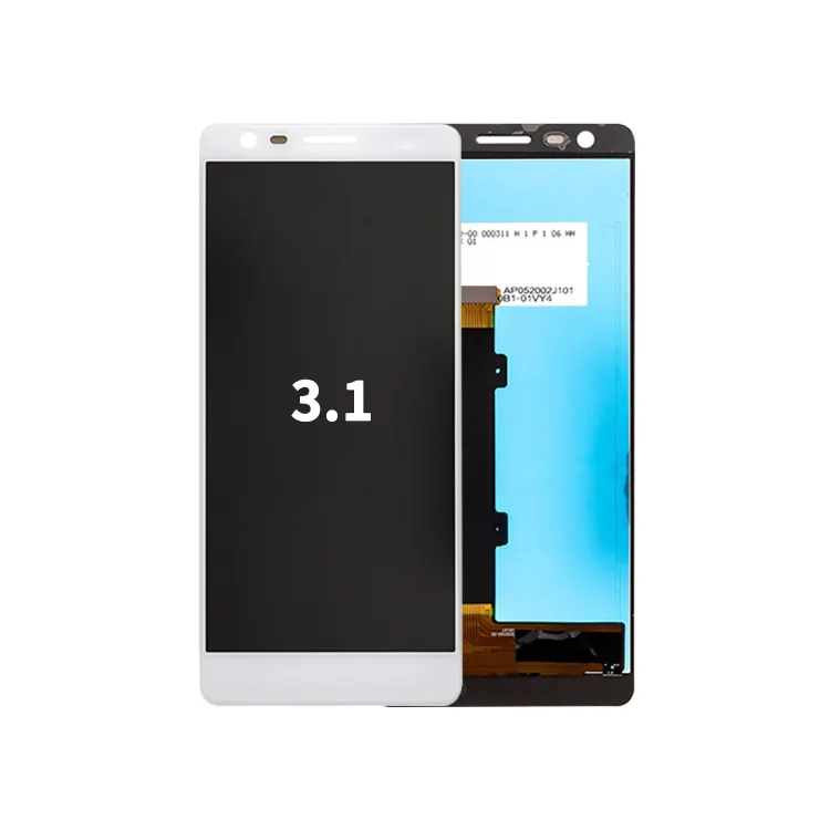 Tela de celular para nokia 3.1 plus, tela touch de lcd para nokia 3.1 plus e nokia 3.1, com touch screen, conjunto completo para n3.1 plus
