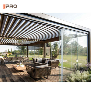 Pérgola de techo de aluminio motorizada personalizada, a prueba de agua, precio - Product Image 2