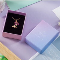 Boîte d'emballage en carton de luxe avec Logo personnalisé, coffret en papier pour bijoux avec impression, top et bas à lèvres, boîte cadeau en papier