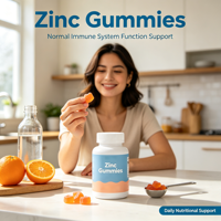Gummies au zinc pour soutenir la fonction normale du système immunitaire