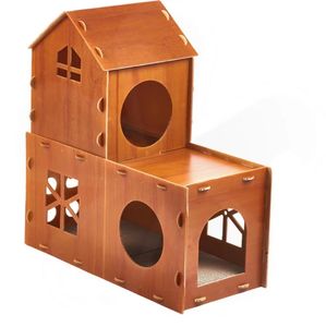 Maison de chat et de chien d'extérieur en plastique portable durable de haute qualité différentes couleurs pour la publicité Cage pour animaux de compagnie à vendre - Product Image 4