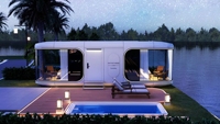 Fabricant de maisons de vacances préfabriquées mobiles Capsule spatiale en aluminium Hôtels