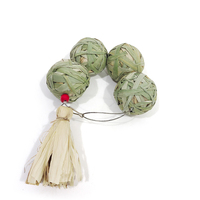 High Fibre Treats für Kaninchen zähne Backenzahn Snacks Spielzeug Woven Grass Hanging Toys für Kaninchen Grasball Kau spielzeug für Bunny Meers chweinchen