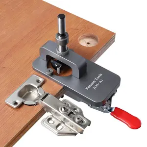 35mm bản lề nhàm chán Jig chế biến gỗ lỗ khoan hướng dẫn định vị với vật cố định nhôm lỗ mở mẫu cửa tủ công cụ