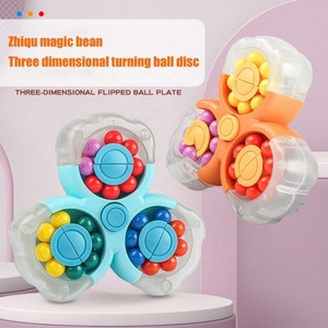 Khối Lập Phương Hạt Đậu Thần Kỳ Xoay Hình Tam Giác Hạt Xoay Đầu Ngón Tay Con Quay <span class=keywords><strong>Fidget</strong></span> Đồ Chơi Phát Sáng Trong Bóng Tối Cho Người Lớn Trẻ Em Giảm Căng Thẳng - Product Image 2