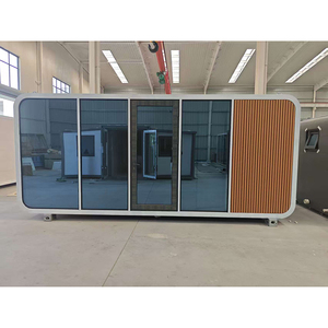 Casa Prefabbricata di Lusso <span class=keywords><strong>in</strong></span> Acciaio Smontabile a Forma di Mela, Kit Cabina <span class=keywords><strong>in</strong></span> <span class=keywords><strong>Legno</strong></span> per Villa <span class=keywords><strong>in</strong></span> Vendita - Product Image 4