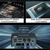 M5Plus alto rendimiento AMD Octa Core DDR4 RAM GDDR4 Video SSD DIY PC de escritorio para juegos Oficina pequeña disponible en AU y EE. UU.