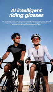 Gafas de Ciclismo <span class=keywords><strong>E08</strong></span> con IA, Cámara 2K, WiFi6, BLE5.4, Asistente de Voz OpenAI, UV400, IPX5, Traducción, Grabación, Gafas Inteligentes Deportivas - Product Image 2