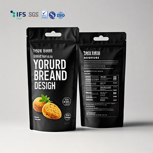 Conception personnalisée Emballage d'aliment pour animaux de compagnie thé café laminé étanche à l'humidité fermeture éclair pochette debout avec logo de qualité alimentaire - Product Image 5