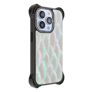 Étui de téléphone en TPU et PC noir de 7,5 m pour iPhone 15 14 Pro Max, étui de téléphone de haute qualité résistant aux chocs, étuis de téléphone à bandoulière pour iPhone 14 Pro Max - Product Image 1