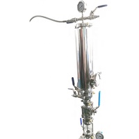 Extracteur bidirectionnel à circuit fermé SS304 1lb True Dewax pour l'extraction en gros