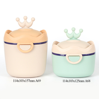 Boîte de rangement hermétique en plastique PP YUZMEI pour lait en poudre, grande capacité, conteneur pour aliments pour bébés, OEM ODM, boîte scellée pour céréales et collations