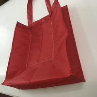 Sac fourre-tout pliable de grande taille, recyclable, portable, personnalisable, écologique, réutilisable, unisexe, avec logo personnalisé, ouverture supérieure, 210D