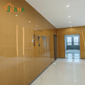 Panneau mural en pierre de carbone de bambou 4x8, fourni par l'usine, certifié, ignifuge, imperméable, facile à installer - Product Image 1