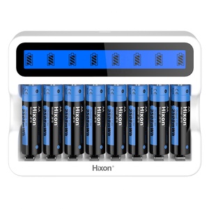Pin sạc lại Lithium AA 1.5V Hixon sản phẩm mới, 3500mWh, 8 cục pin và bộ sạc LCD 8 khe - Product Image 1