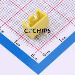 WAFER-HA2.54-3PWZ-H62 Wire-to-Board Pin Header Bent Lead Through Hole,P=2.54mm Connector 1x3P 2.5mm Right Angle Insert XHB - Product Image 1