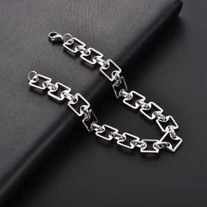Pulsera de Tobillo Creativa de 11 mm, de Acero Inoxidable, para Hombre, Color Plateado, Cadena de Alta Calidad, Joyería al por Mayor - Product Image 2