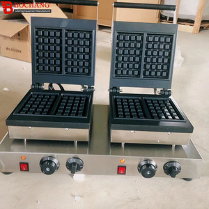 Лидер продаж, электрическая машина для закусок, коммерческая машина для производства вафель с двойной головкой - Product Image 2