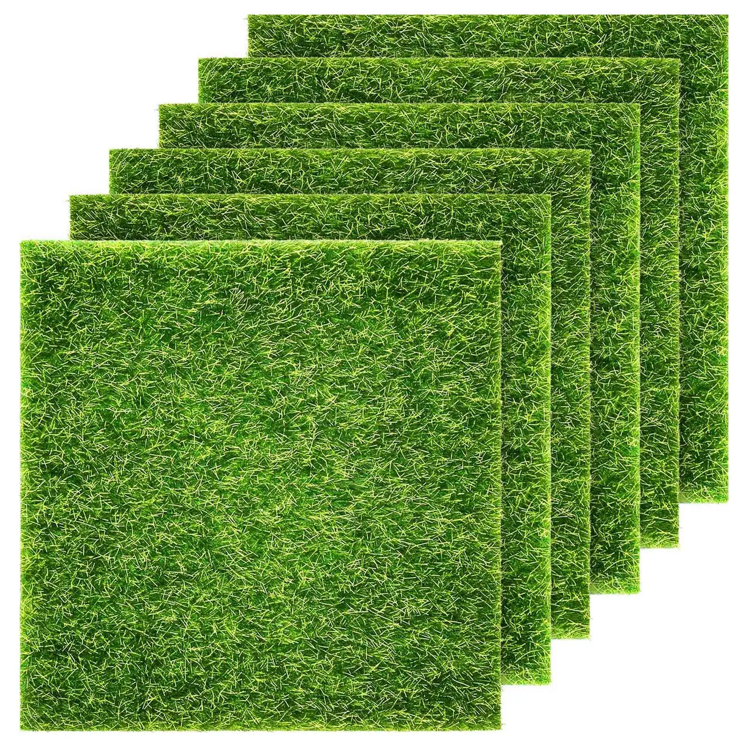 Groen Tafelblad Decor Tuin Gras Gazon Kunstgras Mat Dik Faux Kunstgras Voor Poppenhuis Ornament Diy Decoratie