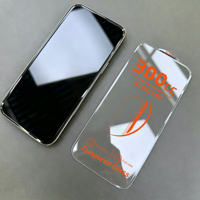Protection d'écran en verre trempé 3D à colle intégrale 300CC, anti-traces de doigts, dureté 9H, pour iPhone 17 18 Pro Max