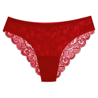 Celana Dalam Wanita Model G-String Tipis Tanpa Jahitan Bahan Poliamida Pinggang Rendah Rajutan Solid Logo Pinggang untuk Sehari-hari