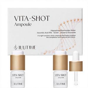 Ampolla Iluminadora y Blanqueadora con Ácido Ascórbico y Antienvejecimiento para el Cuidado de la Piel del Rostro - Tratamiento Coreano de 2 Semanas - Product Image 1