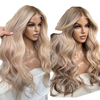 Perruques de cheveux humains ondulés 13x4 HD, perruque frontale en dentelle invisible effet peau, cheveux vierges bruts de 30 pouces, sans colle, prête à porter, dentelle HD pré-coupée