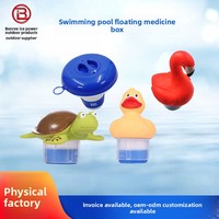Dispenser Tablet Klorin Mengambang, Pengatur Kadar Bahan Kimia yang Dapat Disesuaikan untuk Kolam Renang, Spa, dan Bak Mandi Air Panas